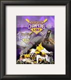 Louisiana State University Tigers 2009 NCAA Baseball Champions Framed Photographic Print