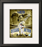 Derek Jeter 2008 Most Career Hits at Yankee Stadium Framed Photographic Print