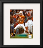 Peyton Manning University of Tennessee Volunteers Action Framed Photographic Print