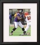 Michael Oher 2010 Action Framed Photographic Print