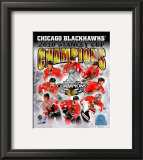 2009-10 Chicago Blackhawks Stanley Cup Champions Framed Photographic Print