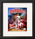 Dustin Pedroia 2008 MVP Framed Photographic Print