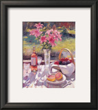 Pink Flowers Prints by Edward Noott