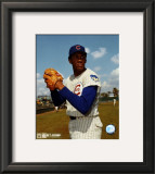 Ferguson Jenkins - Ball in glove, posed Framed Photographic Print