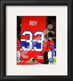 Patrick Roy & Carey Price Jersey Retirement Night 2008-09 Framed Photographic Print