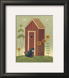 Outhouse with Cat Posters by Warren Kimble
