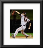 Tim Lincecum Game Five of the 2010 World Series Action Framed Photographic Print