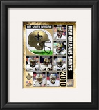 2010 New Orlenas Saints Team Composite Framed Photographic Print