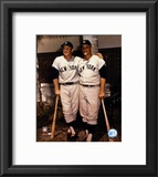 Mickey Mantle and Roger Maris- Palm Trees Framed Photographic Print