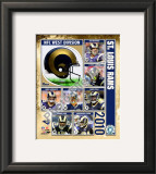 2010 St. Louis Rams Team Composite Framed Photographic Print