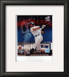 Derek Jeter 2000 Subway Series Portrait Plus Framed Photographic Print