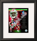 Jerry Rice Class Of 2010 HOF Framed Photographic Print
