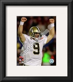 Drew Brees Super Bowl XLIV Framed Photographic Print