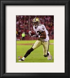 Marques Colston 2010 Action Framed Photographic Print
