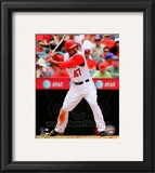 Howie Kendrick 2010 Action Framed Photographic Print