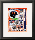 2010 Chicago Bears Team Composite Framed Photographic Print
