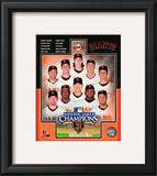 San Francisco Giants 2010 Natinal League Champions Composite Framed Photographic Print