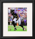 Terrell Suggs 2010 Action Framed Photographic Print