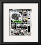 2010 Oakland Raiders Team Composite Framed Photographic Print