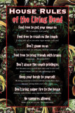House Rules of the Living Dead (Zombies) Prints