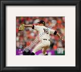 Matt Cain Game Two of the 2010 World Series Action Framed Photographic Print