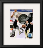 Sergei Gonchar Game 7 - 2008-09 NHL Stanley Cup Finals With Trophy Framed Photographic Print