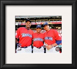 CC Sabathia, Robinson Cano & Alex Rodriguez 2010 MLB All-Star Game Framed Photographic Print
