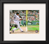 Miguel Cabrera 2010 Action Framed Photographic Print