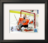 Michael Leighton 2009-10 NHL Stanley Cup Finals Game 3 Framed Photographic Print