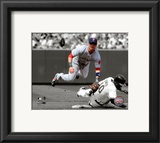 Dustin Pedroia 2010 Spotlight Action Framed Photographic Print