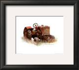 Early Model Oliver Tractor Posters by Sharon Pedersen