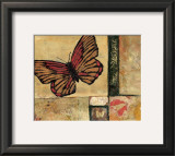 Butterfly in Red Prints by Judi Bagnato