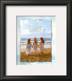 Three Girls on Beach Prints by Lisa Jane
