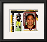 Troy Polamalu 2010 Studio Plus Framed Photographic Print