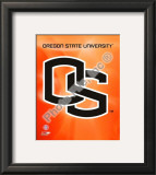 Oregon State University Beavers Team Logo Framed Photographic Print