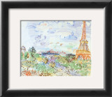 La Tour Eiffel, c.1935 Art by Raoul Dufy La Tour Eiffel, c.1935 Art by Raoul Dufy