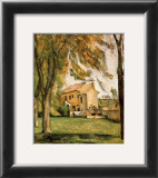 Chestnut Trees and Farm, Jas De Bouffan Poster by Paul Cézanne