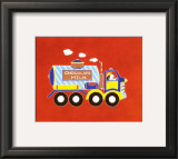 Dog in Milktruck II Print by Shelly Rasche
