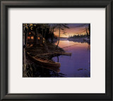 Canoe at the Cabin Posters by Ervin Molnar