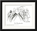 Der Rosenkavalier, with Pavarotti Arte por Al Hirschfeld