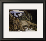 Time to Rest Lynx Art by Alan Sakhavarz
