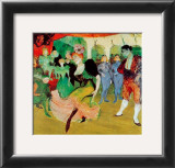Dance At Moulin Rouge Prints by Henri de Toulouse-Lautrec