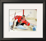 Antti Niemi Game One of the 2010 NHL Stanley Cup Finals Framed Photographic Print