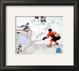 Claude Giroux Game Four of the 2010 NHL Stanley Cup Finals Goal Framed Photographic Print