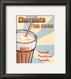 Chocolate Egg Cream Prints by Louise Max