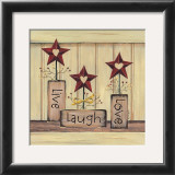 Live, Laugh, Love Posters by Karen Tribett Live, Laugh, Love Posters by Karen Tribett