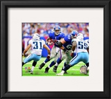Brandon Jacobs 2010 Action Framed Photographic Print