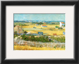 The Reaping at La Crau Art by Vincent van Gogh