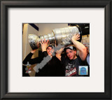 Jonathan Toews & Patrick Kane With the 2010 Stanley Cup Framed Photographic Print