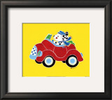 Dog in Car Posters by Shelly Rasche